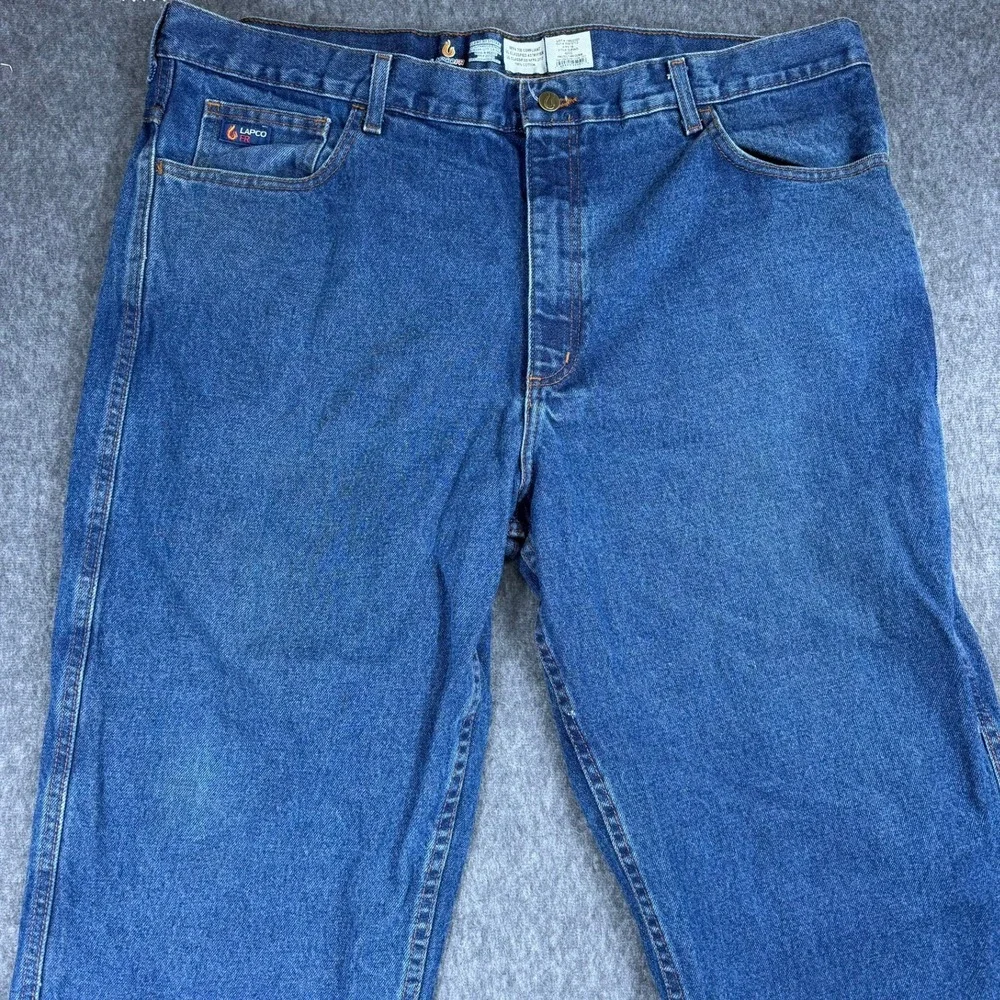 LAPCO FR Jeans Mens 42x32 Blue Protect 450 Denim Flame Resistant D-PIND Workwear